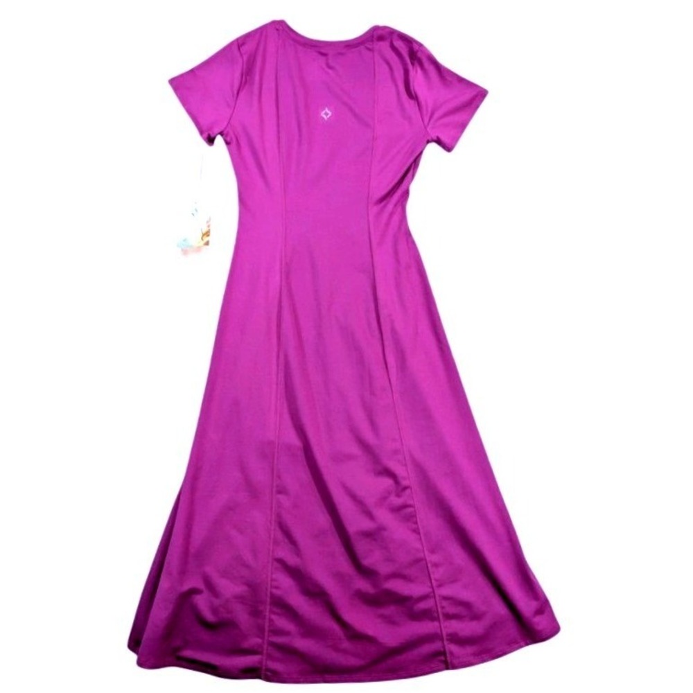NWT Stonewear Designs Gardenia Dress XS Purple Passion Flower Asymmetrical USA - Picture 2 of 10